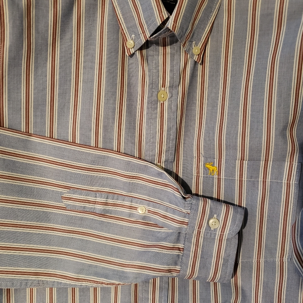 Abercrombie & Fitch Muscle Fit Stripes Long Sleeve
